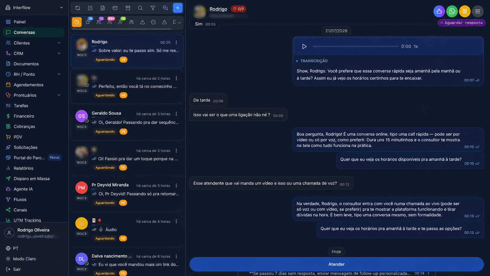 Interfaz de Chat